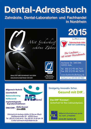 Dental-Adressbuch Nordrhein 2015